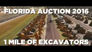 Heavy Equipment Auction (Orlando, FL): 1 Mile of Excavators