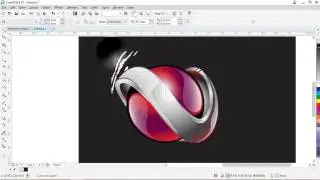 How to design a 3D logo in Coreldraw X7