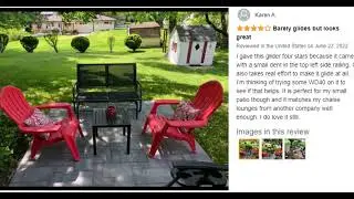 Outsunny 2 Person Outdoor Glider Bench