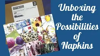 UNBOXING THE POSSIBILITIES OF NAPKINS IN ART - It's Not Just All Show