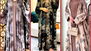 Beautiful and Stylish Printed Women's Abaya Design Ideas 2026
