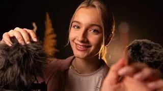 ASMR Close Whispering & Fluffy Mic Cover Sounds