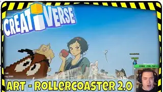 Hammer! 👀 Creativerse - Community Showcase - Art - Rollercoaster 2.0 by Deadw0od [German/Deutsch]