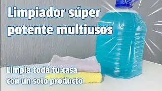 Limpiador súper potente multiusos - Limpia toda tu casa con un solo producto