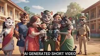 Cat Babies DEBATE FIGHT in Indian School! Stormy Night Rescue 😿❤️ | Animated Short