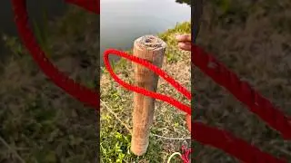 Wow, Fast & Strong Rope Knot. 💯✅ #shorts #knotting #ropetrick #shortsfeed #viral