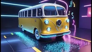 The Unicorns on the Bus | Fantasy Bus Song for Kids | Magical Ride with Unicorn Friends