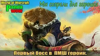 Panda WOW Мы созрели для героика. Первый босс в  ПМШ героик.