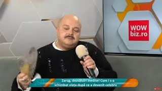 Zarug, cel mai sincer interviu: “Moda e pentru bătrâni și grași”