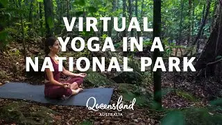 Virtual yoga in a Queensland national park