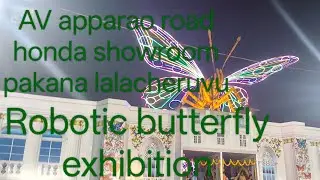 Robotic butterfly exhibition in rajamundry..#exhibition#video#butterfly#attraction#subscribe#
