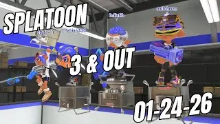 Reliable J. Splatoon 3 Gameplay, 3 & Out Session 01-24-26