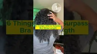 6 things I did to surpass arm pit and bra strap hair length 👩🏽 #short