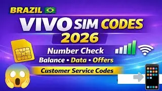 Vivo SIM Brazil | Number, Balance, Data, Recharge & Customer Care #worldwork50 