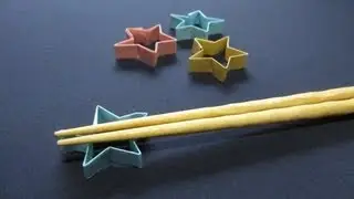 折り紙で作る箸置き~7月星~[How to ORIGAMI] Star