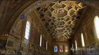 Santa Maria in trastevere basilica in Rome 3D Rusrim.com Rome car tour with driver guide