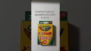 Proof you don't need expensive art supplies to make art PART 1 #crayola #crayon #drawing #colorful