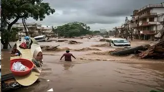 Now in Zambia !! massive flooding in Lusaka, roads and dozens of houses submerged