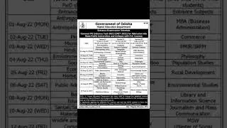 Common PG Entrance Test Schedule || CPET - 2022 || ODISHA || SAMS ODISHA || PG Admission ||