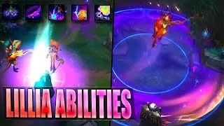 LILLIA ABILITIES GAMEPLAY SPOTLIGHT - League of Legends