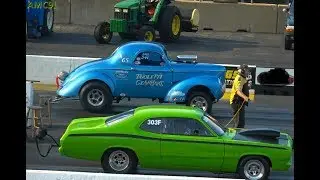 Drag Racing MOPAR VS HOT ROD wild run v8 AMERICAN POWER
