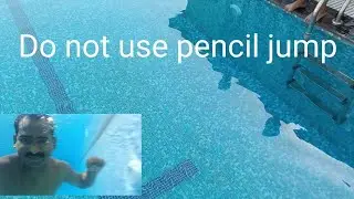 Easy Tips-Example for float pipe. Do not use pencil jump. #swimming #swimmingpool #ytshorts #shorts