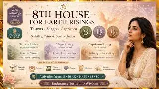 Earth Risings & the 8th House | Taurus, Virgo, Capricorn – Randrabhava Rebirth Secrets