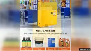 VEVOR Flammable Storage Cabinet 30 Gal 43.1 x 18.1 x 50.1 inch