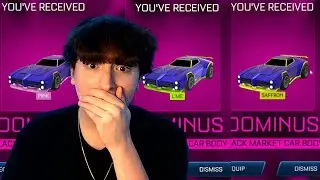 *I PULLED 3 PAINTED DOMINUS* | BIGGEST ROCKET LEAGUE SIDESWIPE OPENING EVER!
