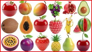 Узнайте 30 названий фруктов для детей 🍎🍌 | Фрукты с интересными фактами | Детские мультфильмы