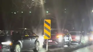 4K Rainy Night Drive in City | Moody Roads & Calm Night Vibes|Aesthetic Road Views for Late-Night 
