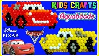 CARS 3 Aqua Beads, Молния Маккуин и Круз Рамирес, Disney Pixar, простой игровой набор для творчества