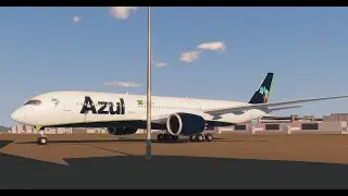 Project Flight | Airbus A350 Azul | Full Flight London Gatwick - Gran Canaria  | Roblox