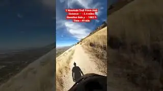 Hike Y Mountain Provo Utah In 60 Seconds!