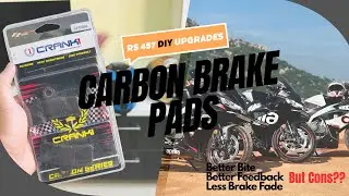 DIY *BRAKE UPGRADE* Carbon brake pads on RS457