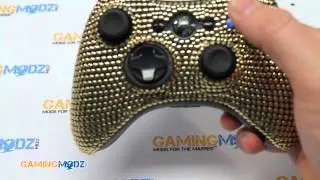 Gold Pixel Camo Xbox 360 Modded Controller