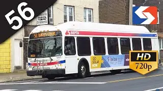SEPTA Ride: 2011 New Flyer DE40LFR #8518 on route 56 to Torresdale-Cottman