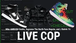 Live Cop - Nike AMBUSH Dunks, Supreme The North Face Nupste, and J Balvin 1's!