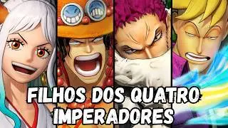 OS FILHOS DOS YONKOUS! YAMATO, ACE, KATAKURI E MARCO &ndash; ONE PIECE PIRATE WARRIORS 4 PS5