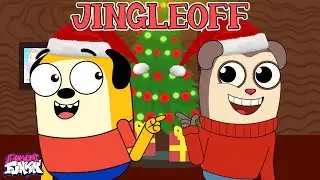 FNF: JINGLEOFF (2 фазы) // Бинго и Макс // Рождественская песня █ Friday Night Funkin' █