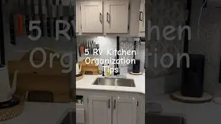 5 Genius RV Kitchen Hacks! 🚐✨ #rvlife  #organizationtips #theorganizedcamper