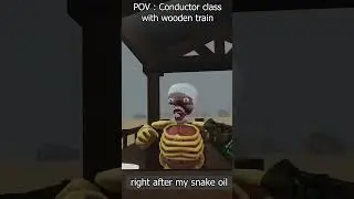 Driving in my Train, right after a snake oil 💀