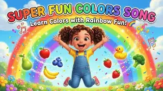 Super Fun Colors Song|The Color Garden Rhyme 🌈| Educational Song for Kindergarten | Magic Mind Kidss
