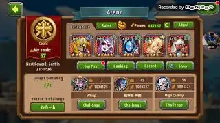 Magic rush Merger 907 - Arena Lilith's Green rune core can survive high damage