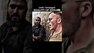 Reality of India🇮🇳#kindness #foreignersinindia #foreignersreactions #indianhospitality #travel