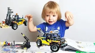 #ЛЕГО Техник Веселая сборка вилочного погрузчика #Lego 42079 #2