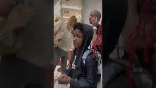 Lil king and hustle cartel seen at mall after Finesse2tymes get released from federal prison