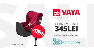 gb Vaya Platinium  - Scaun Auto 360 cu Isofix si certificat Adac