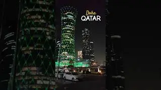 SH#161 | AMAZING Doha , Qatar Night - Skyline | #doha #qatar