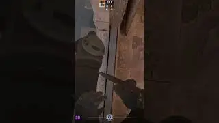 Silent Jump From Window On Mirage In CS2 #cs2 #shorts
